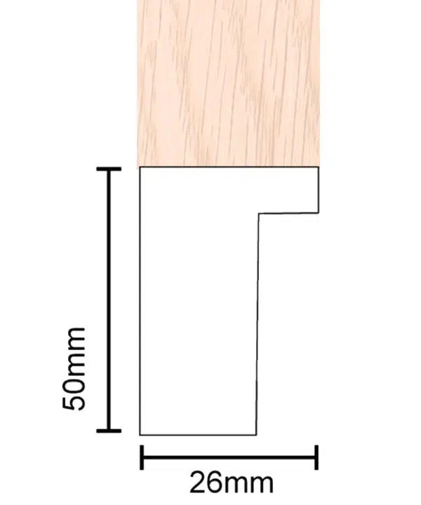 ER744OAK - Picture Frame Moulding