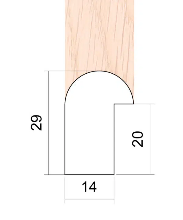 ER762OAK - Picture Frame Moulding