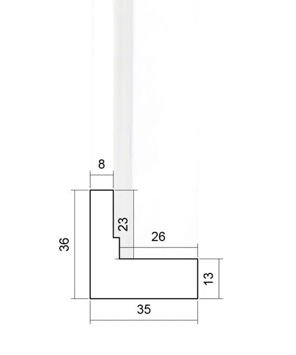 ER765W - Picture Frame Moulding
