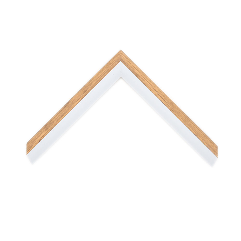 ER768KT-W - Kiaat - White Inside - Picture Frame Moulding