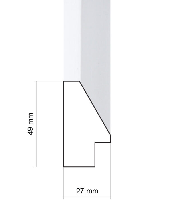 ER768W - White - Picture Frame Moulding