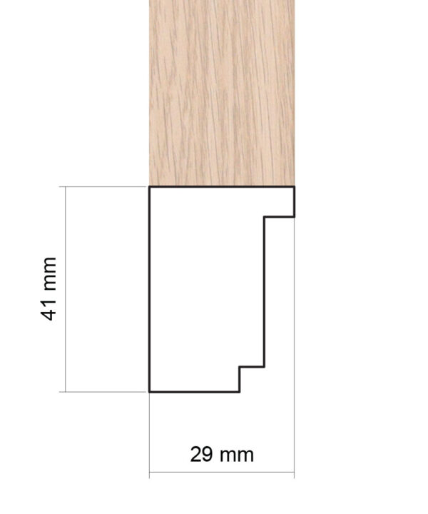 ER769OAK - Oak - Picture Frame Moulding