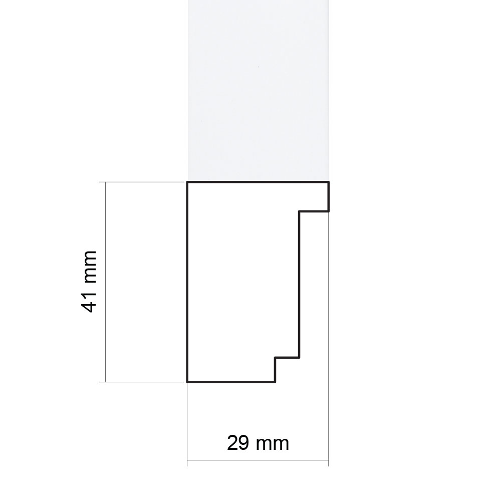 ER769W - White - Picture Frame Moulding