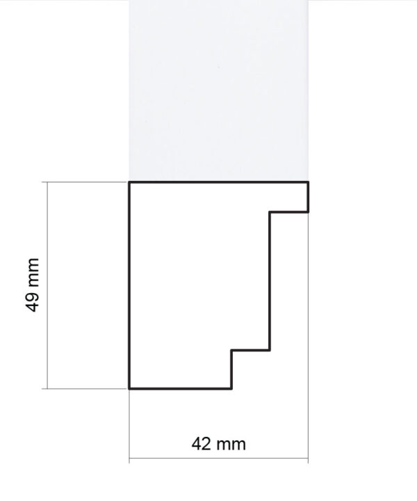 ER770W - White - Picture Frame Moulding