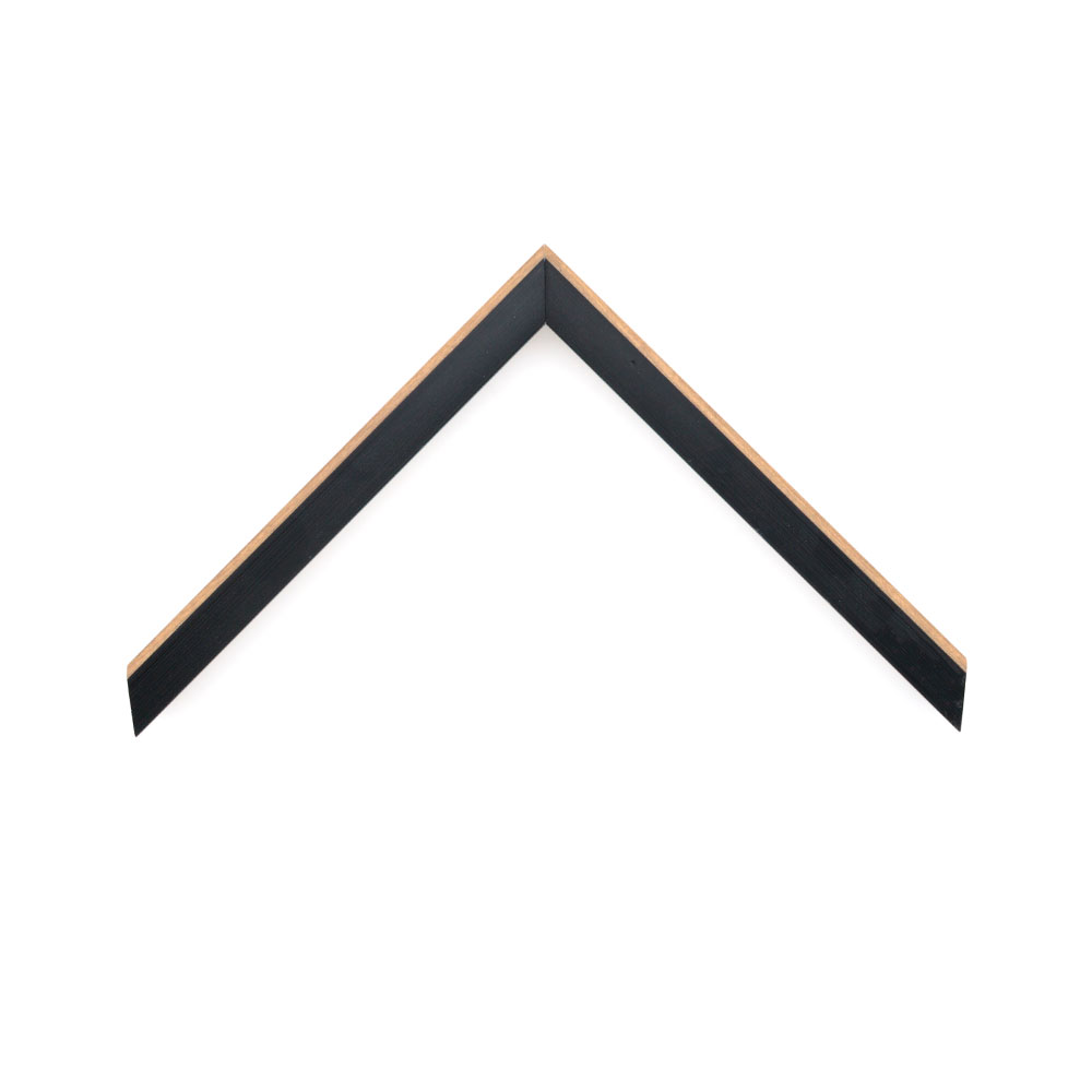 ER771KT-BLK - Kiaat - Black Inside - Picture Frame Moulding