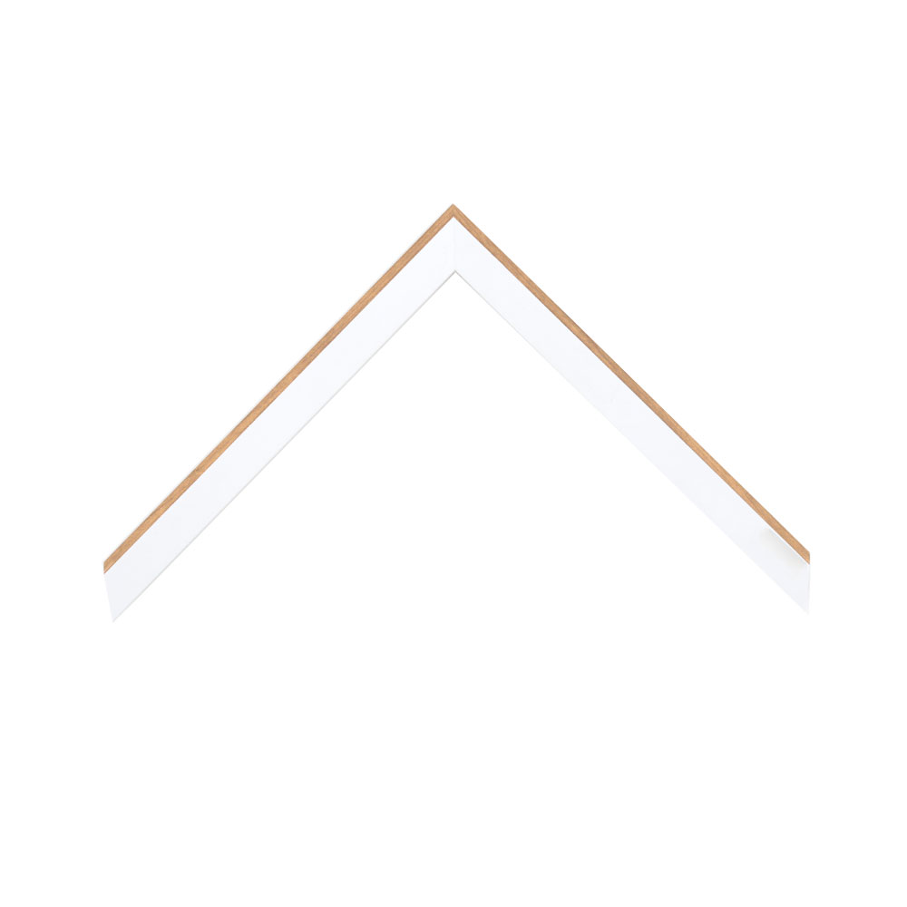ER771KT-W - Kiaat - White Inside - Picture Frame Moulding