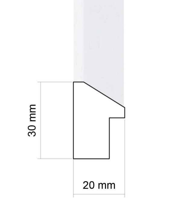 ER771W - White - Picture Frame Moulding