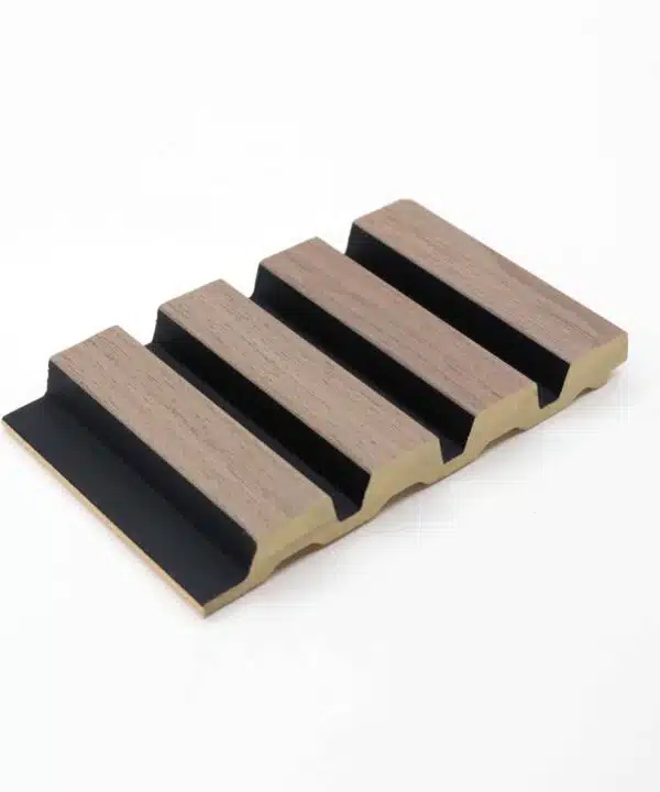 168 x 18mm - Interior Wall Panel - Walnut & Black | Two Tone - Sample