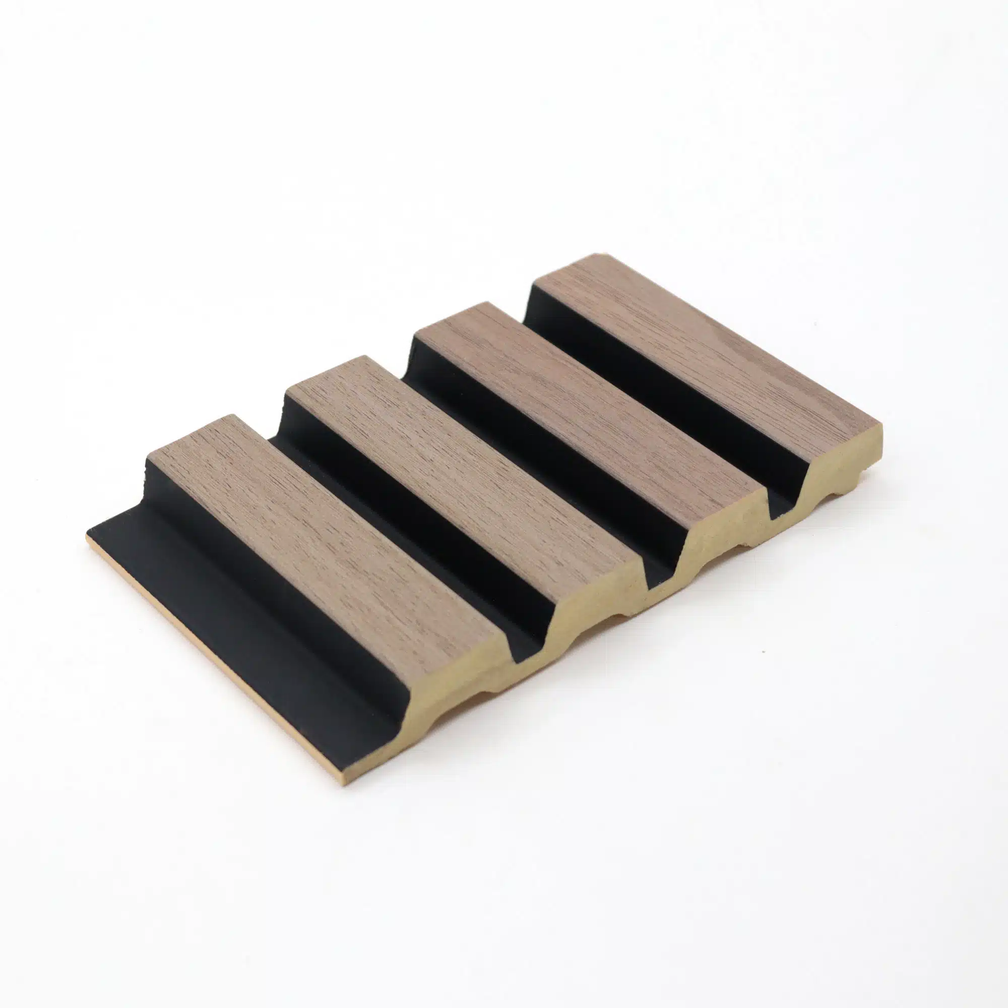 168 x 18mm - Interior Wall Panel - Walnut & Black | Two Tone - Sample